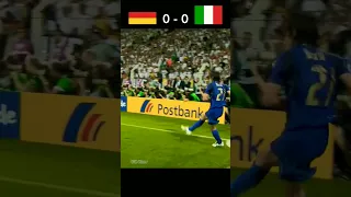 Germany vs Italy 2006 World Cup Semifinal #football #shorts #youtube