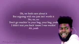 Khalid - My Bad (FGL Official Lyrics)