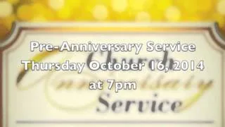 Pastor's Anniversary Promo