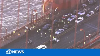 Protesters shut down traffic on Golden Gate Bridge