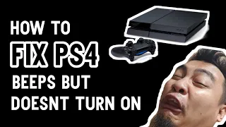 Fix PS4 beeps once blue light and turns off, fails to boot • How to