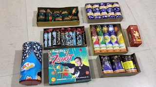 7 types of New Crackers Testing | Testing Different types of Diwali Fireworks Stash 2019 | Crackers