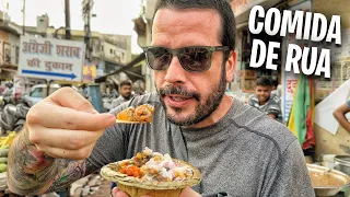 A WHOLE DAY EATING STREET FOOD IN INDIA 😳