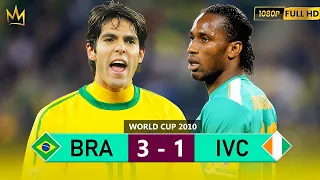 Brazil 3 - 1 Ivory Coast  (Kaká x Drogba) ● World Cup 2010 | Extended Highlights & Goals