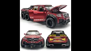 Mercedes Benz X Class 6x6 Pickup Diecasts Collection Model Car