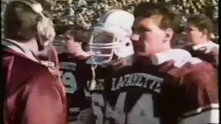 Lafayette College Football 1988 Patriot League Champs Season Highlight