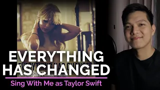 Everything Has Changed (Male Part Only - Karaoke) - Taylor Swift ft. Ed Sheeran