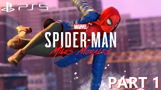 SPIDER-MAN MILES MORALES PS5 Gameplay Part 1 - INTRO (No Commentary)