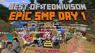 Best of Ted Nivison (Epic SMP Day 1) An Epic Birthday ft. Slimesicle, AlsoJakob, Twomad & more! [P1]