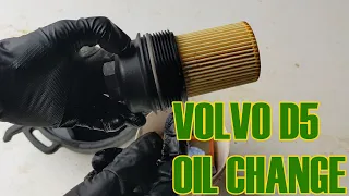 Volvo D5 oil change XC90 / XC70 / V70 / S80 / S60