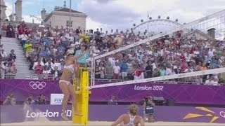 Women's Beach Volleyball Preliminary Round - CZE v AUT | London 2012 Olympics