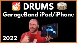 How to use DRUMS in GarageBand iPad/iPhone | 2022 Edition