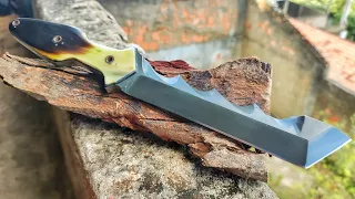 Knife Making - Making a Tanto Knife Different