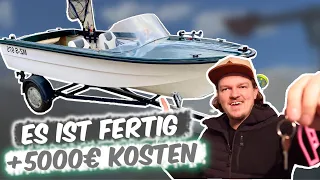 FERTIGES BOOT nach ZWEI JAHREN und VIEL LEHRGELD