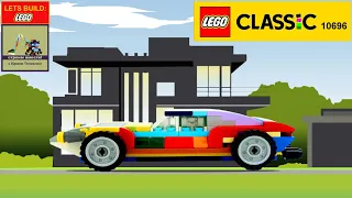 Lego 10696 Sports Car Ferrari MOC 🏎 How to Build Car from Lego Classic 💰 Save Money & Space