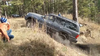 Lexus LX 470, Gelandewagen, Cherokee, Delica и др. Штурмуем Черную горку. OffRoad