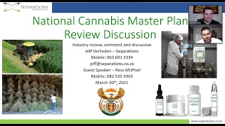 National Cannabis Master Plan - Review and Discussion