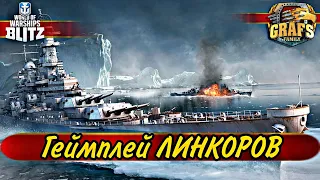 Стрим - Как играть на линкорах. АЛЬЯНС GRAFS FAMILY. WoWS BLITZ.