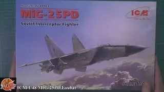 ICM 1/48 MIG-25PD Foxbat review