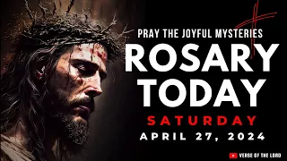 HOLY ROSARY SATURDAY ❤️ Rosary Today - April 27 ❤️ Joyful Mysteries