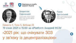 3.5.23.Очікування ЗОЗ у зв'язку із децентралізацією►Курс Кращі практики управління медичним закладом