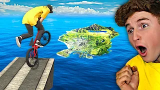 Jumping Off The MEGA RAMP As A PRO BMX RIDER! (Mods)