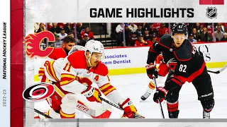 Flames @ Hurricanes 11/26 | NHL Highlights 2022