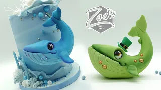 Amazing whale cake topper tutorial sea creature cakes