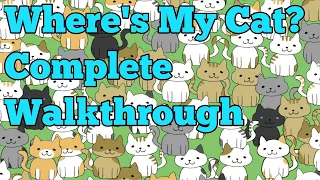 Where's My Cat Walkthrough All Levels Escape Game Android Solution