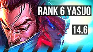 YASUO vs YONE (MID) | 7/0/5, Rank 6 Yasuo, 1000+ games, Godlike | EUW Challenger | 14.6