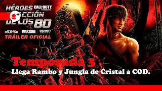 CALL OF DUTY Warzone | Héroes de acción de los 80, Temporada 3 (Tráiler en español)