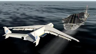 [X PLANE 11] Can Antonov An-225 land on a carrier ?