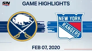 NHL Highlights | Sabres vs. Rangers – Feb. 7, 2020