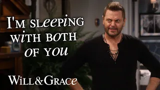 Everyone thirsting over Nick Offerman in Will & Grace | Will & Grace