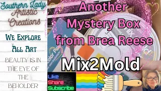 😍 Another Mystery Gift Box from Brea Reese 🎨 Mix2Mold Art Supplies Water Colors - Lets Play!