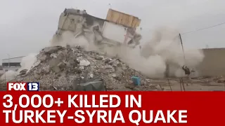 Over 3,000 people dead in Turkey-Syria earthquake | FOX 13 Seattle