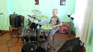 Rammstein - Du Hast drum cover by Drummer Daniel Varfolomeyev 9 year