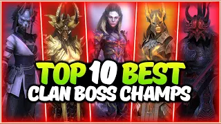 The BEST Clan Boss Champions From Each Rarity In Raid Shadow Legends