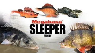 Megabass Soft lures DARK SLEEPER, SLEEPER GILL et SLEEPER CRAW : our advices