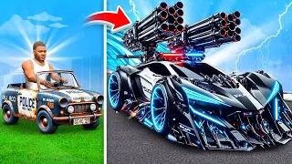 $1 To $10,000,000 POLICE CAR In GTA 5!