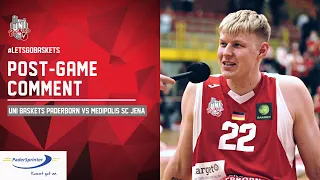 Post Game Comment: Uni Baskets Paderborn (Spiel 4) vs Medipolis SC Jena | Aaron Kaiser