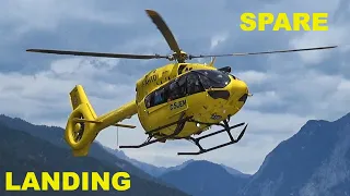 Atterraggio elicottero Airbus Helicopters H145 SUEM 118 Pieve di Cadore