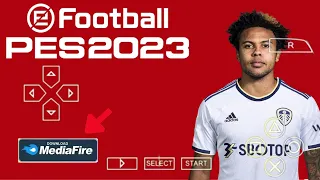 Download Efootball PES 2023 PPSSPP Camera PS5 Latest Kits 2023