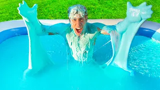 THE WORLD'S LARGEST SLIME / GIANT SLIME POOL !!