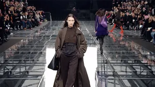 Bella Hadid walks the runway during the Givenchy Womenswear Fall Winter 2022 show