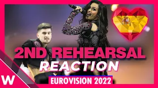 Spain Second Rehearsal: Chanel "SloMo" @ Eurovision 2022 (Reaction)