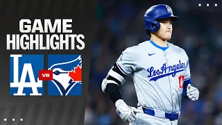 Dodgers vs. Blue Jays Game Highlights (4/27/24) | MLB Highlights