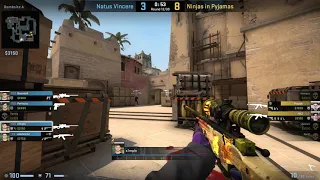 CS:GO POV Demo Na'Vi S1mple (25/16) vs NiP (de_mirage)