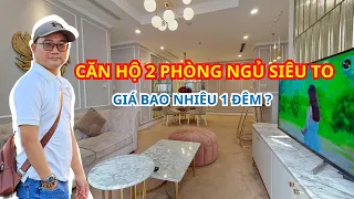 Ngỡ ngàng "Căn hộ 2 phòng ngủ SIÊU TO " Cho thuê theo ngày tại Vinhomes Sài Gòn