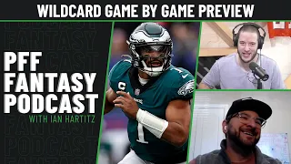 Wild Card game by game preview | PFF Fantasy Podcast | PFF